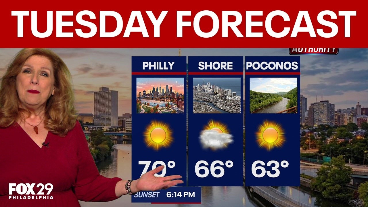 Philadelphia weather: Tuesday forecast