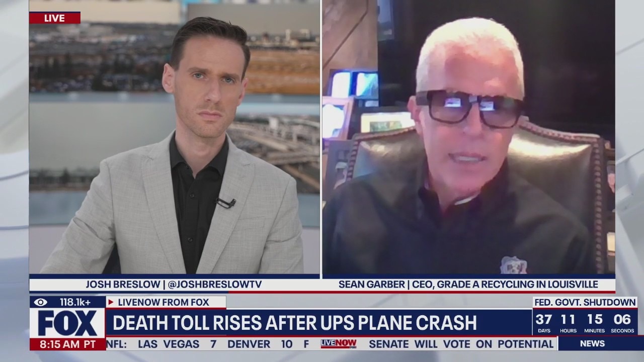 UPS plane crashes into Louisville businesses