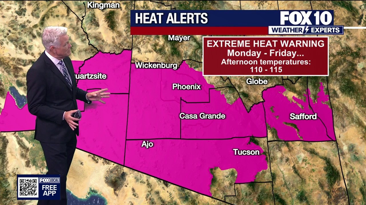 Arizona heat wave: Temperatures set to surge to 115 