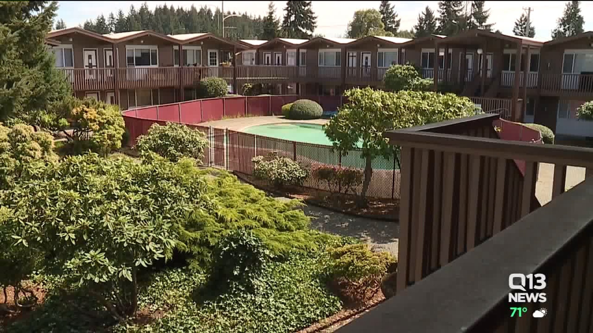 Evictions at Tacoma`s Tiki Apartments