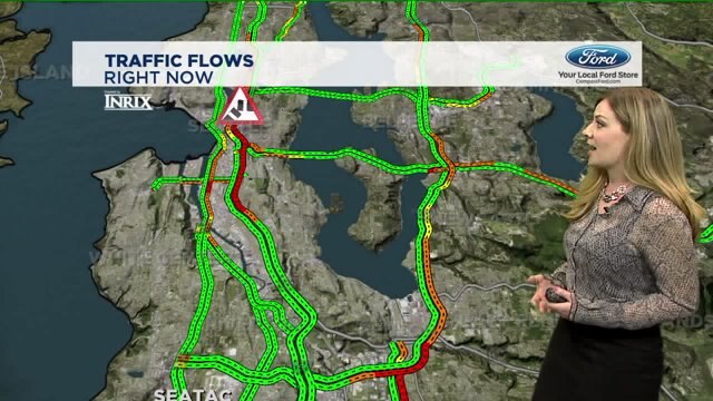 Crash on I-5 near Mercer snarls northbound traffic
