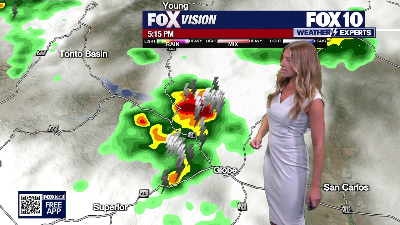 Arizona weather forecast: Active monsoon brings storm chances, lower temperatures