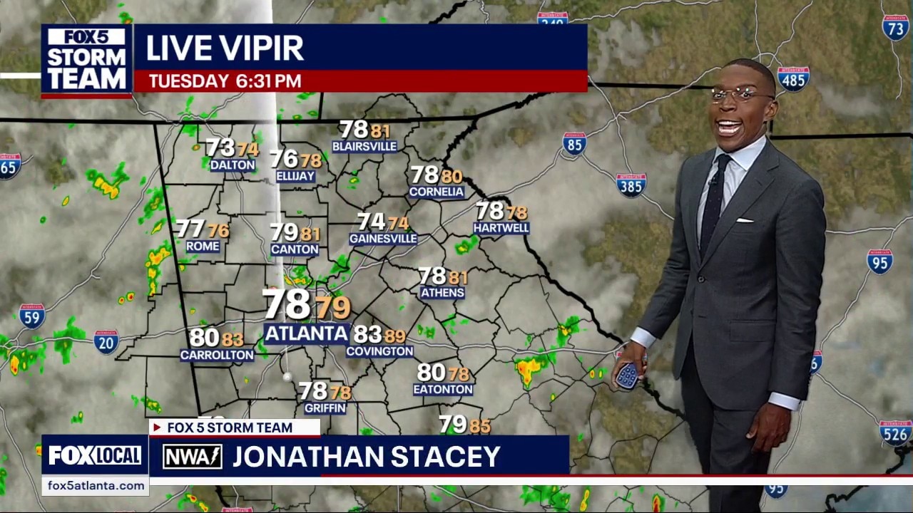Tuesday evening forecast
