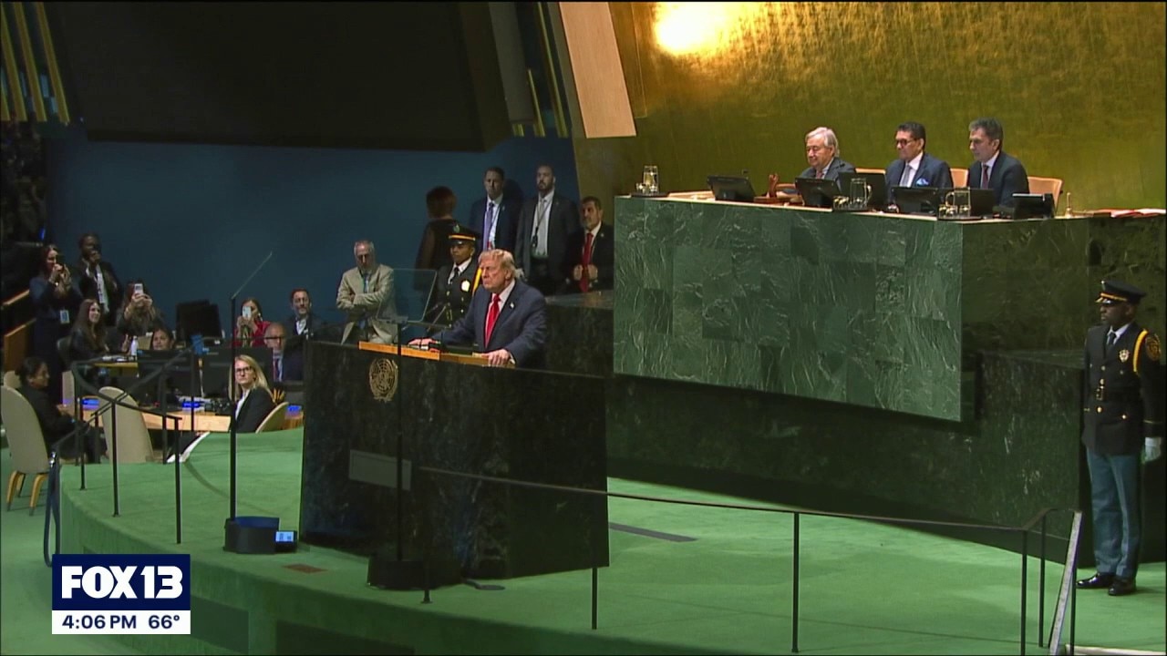 Trump addresses UN General Assembly on Iran, Ukraine conflicts