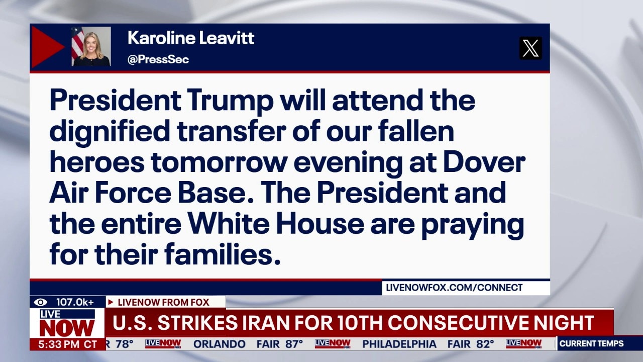 Trump orders 10th day of strikes against Iran