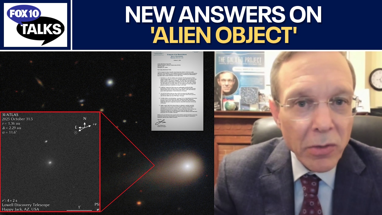 MYSTERY DEEPENS: What's pushing the interstellar object 3I/Atlas? | FOX 10 Talks
