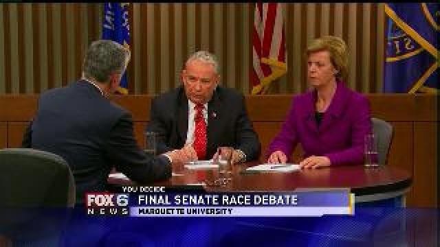 The last debate between Thompson, Baldwin