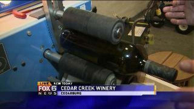 Laura learns how to bottle wine