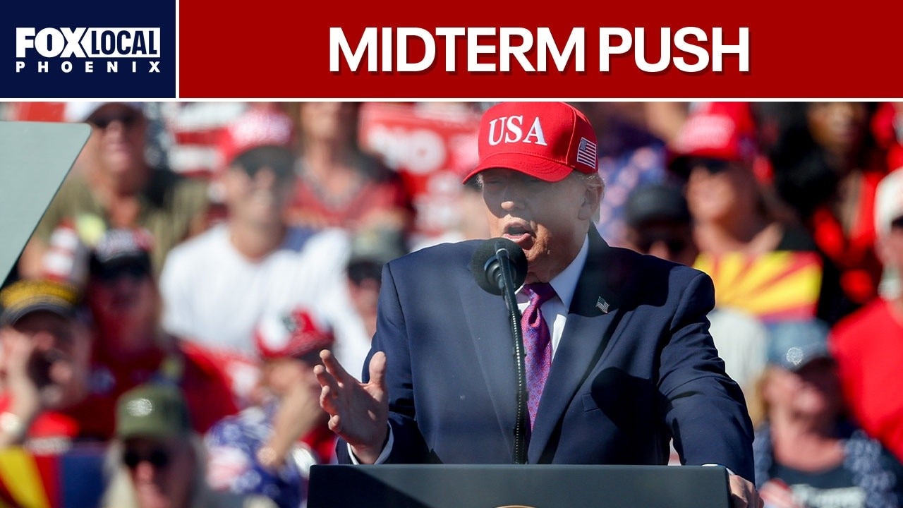 Trump urges high voter turnout in Arizona speech