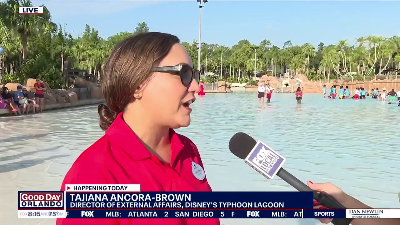 Disney hosts world's largest swim lesson with Olympian