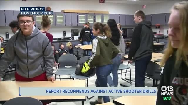 Report highlights concerns over active shooter drills in schools