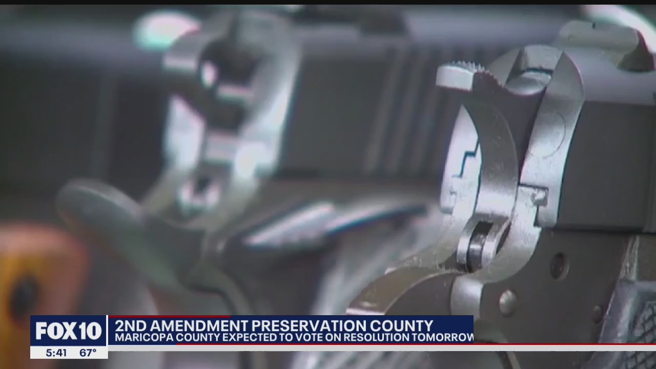 Maricopa County Supervisors set to vote on '2nd Amendment Preservation County' resolution on Wednesday