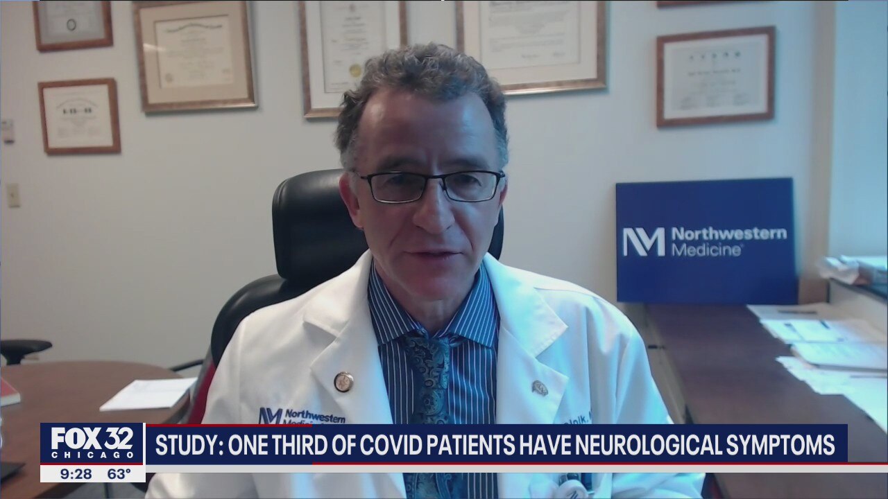 Northwestern study finds one third of COVID-19 patients exhibit neurological symptoms