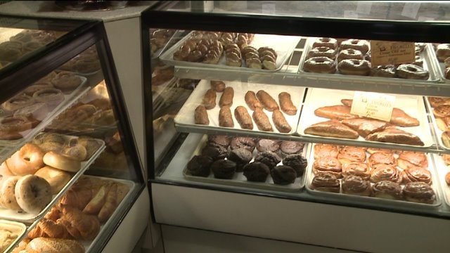 Chip learns about the history of O&H Bakery