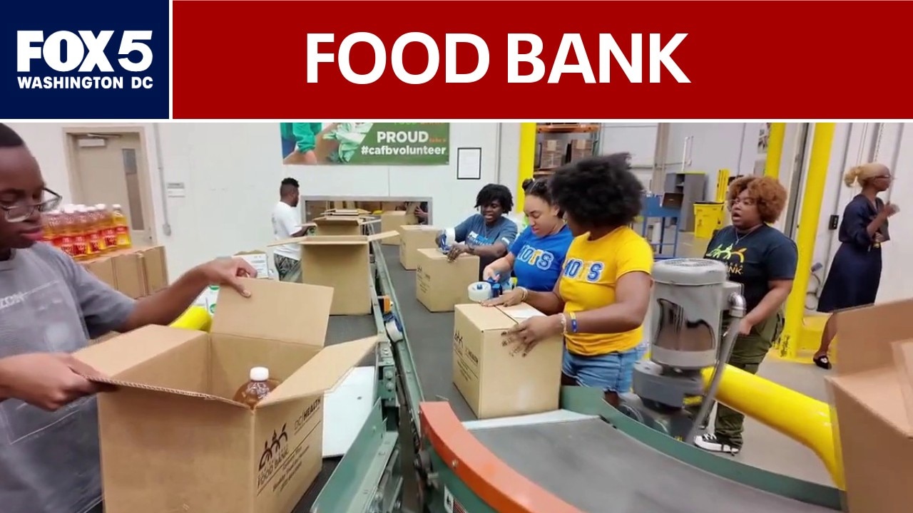 FOX teams up with Capital Area Food Bank to give back