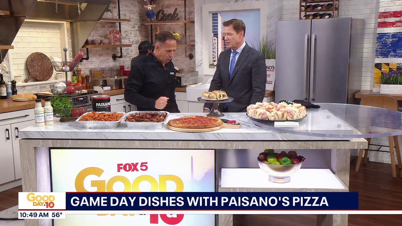 Game day dishes with Paisano's Pizza