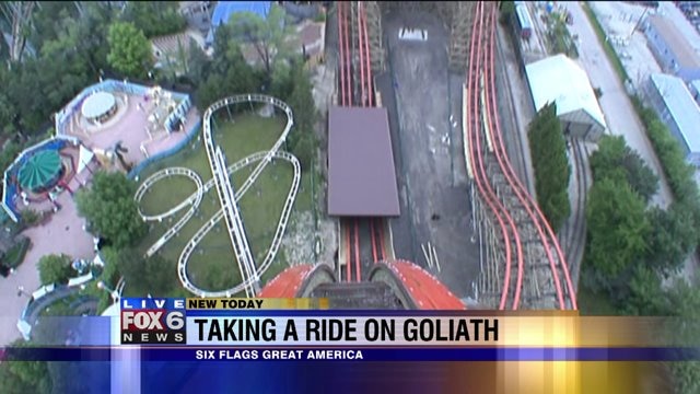 Chip takes a ride on Goliath!