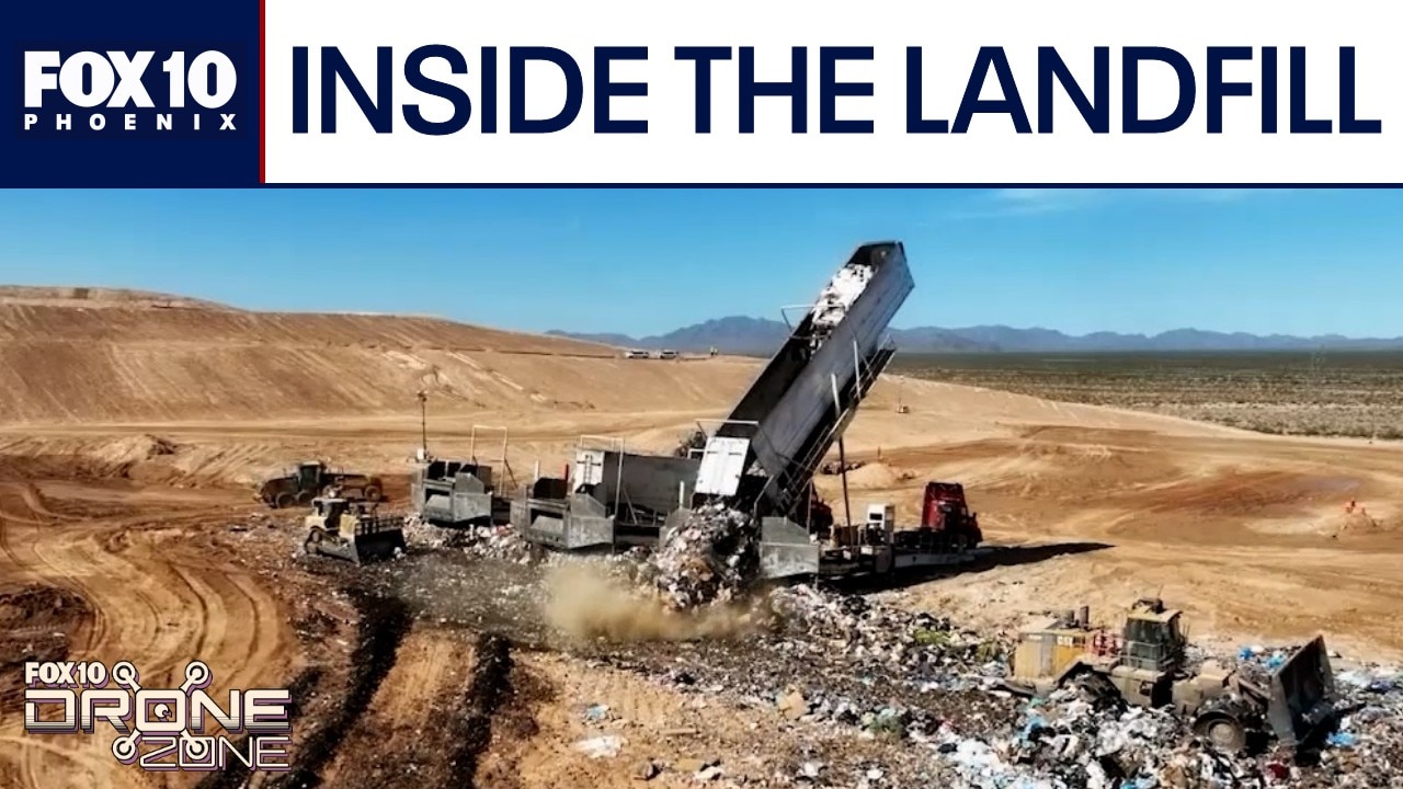Landfill tour shows where AZ's trash goes | Drone Zone