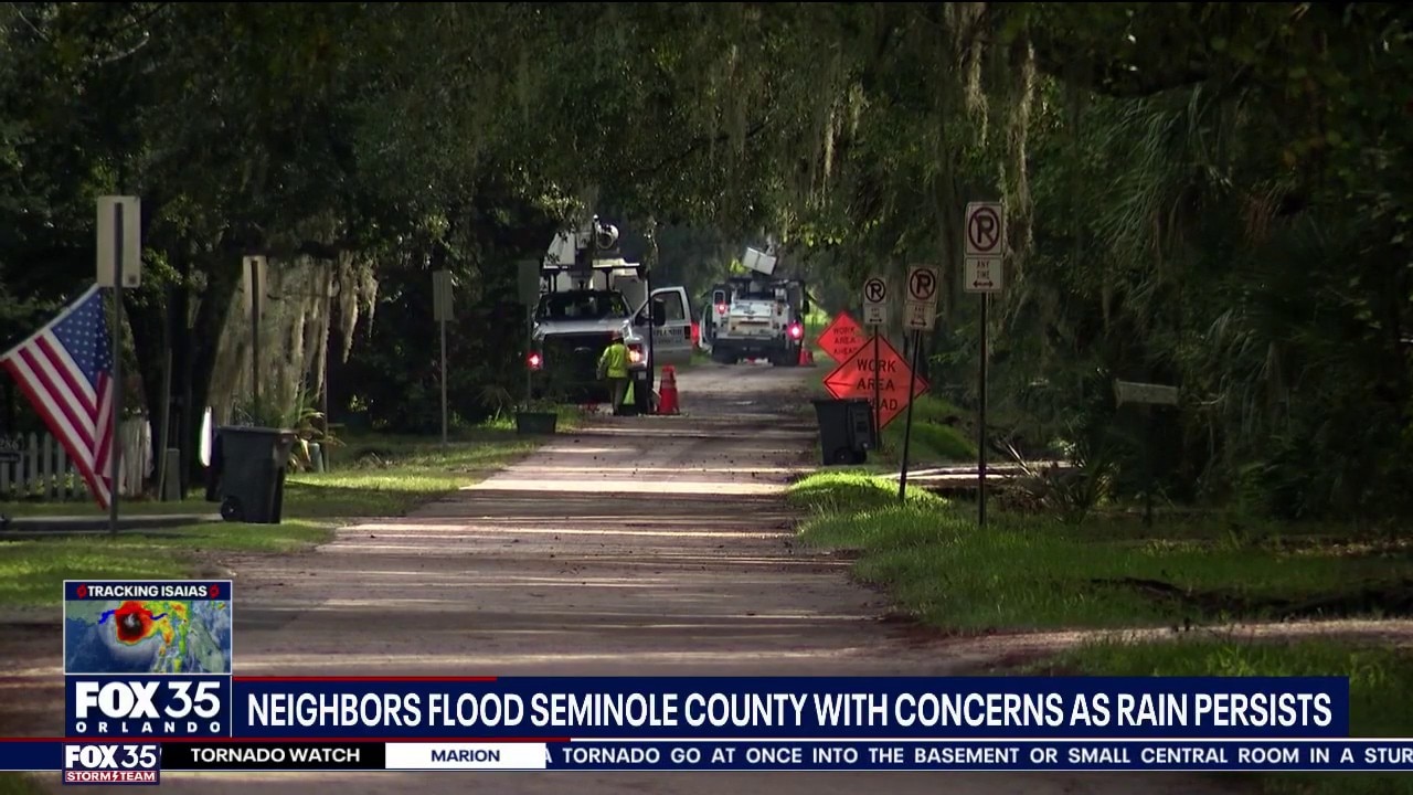 Persistent rain causes flood problems along Michigan Avenue