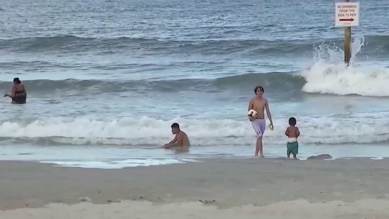 Rip current warning