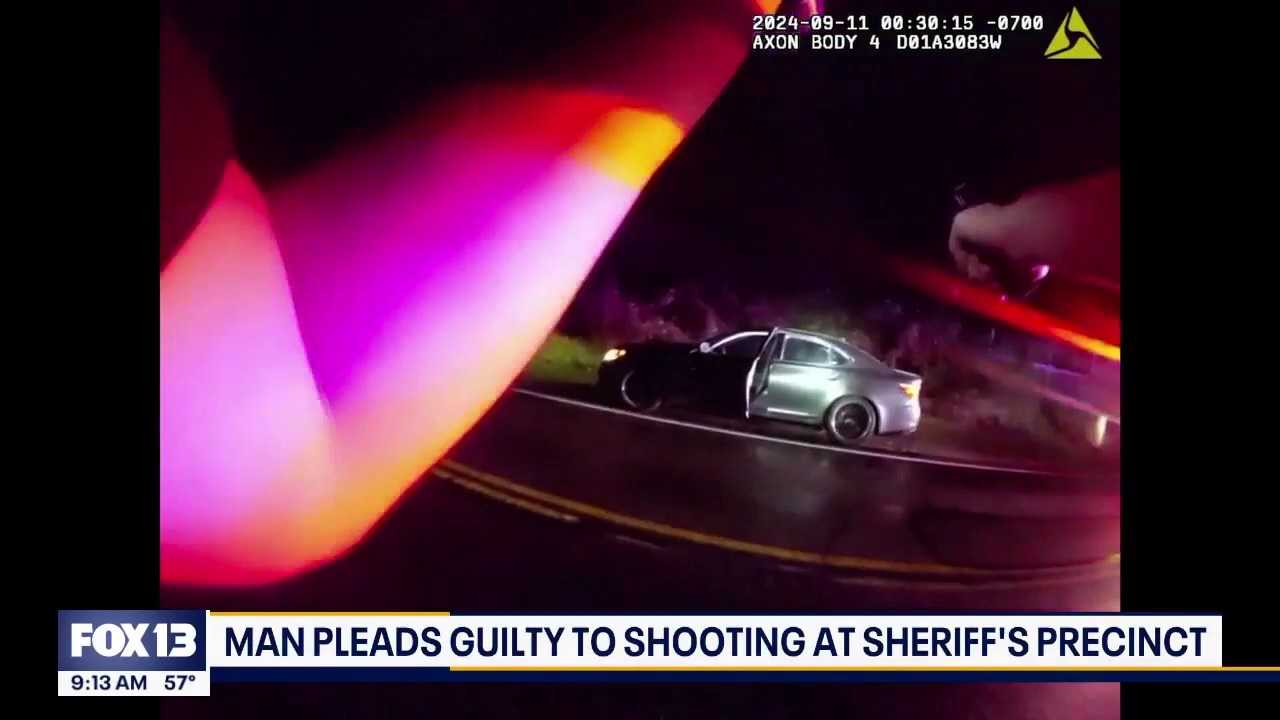 Man sentenced for shooting at Pierce County precinct