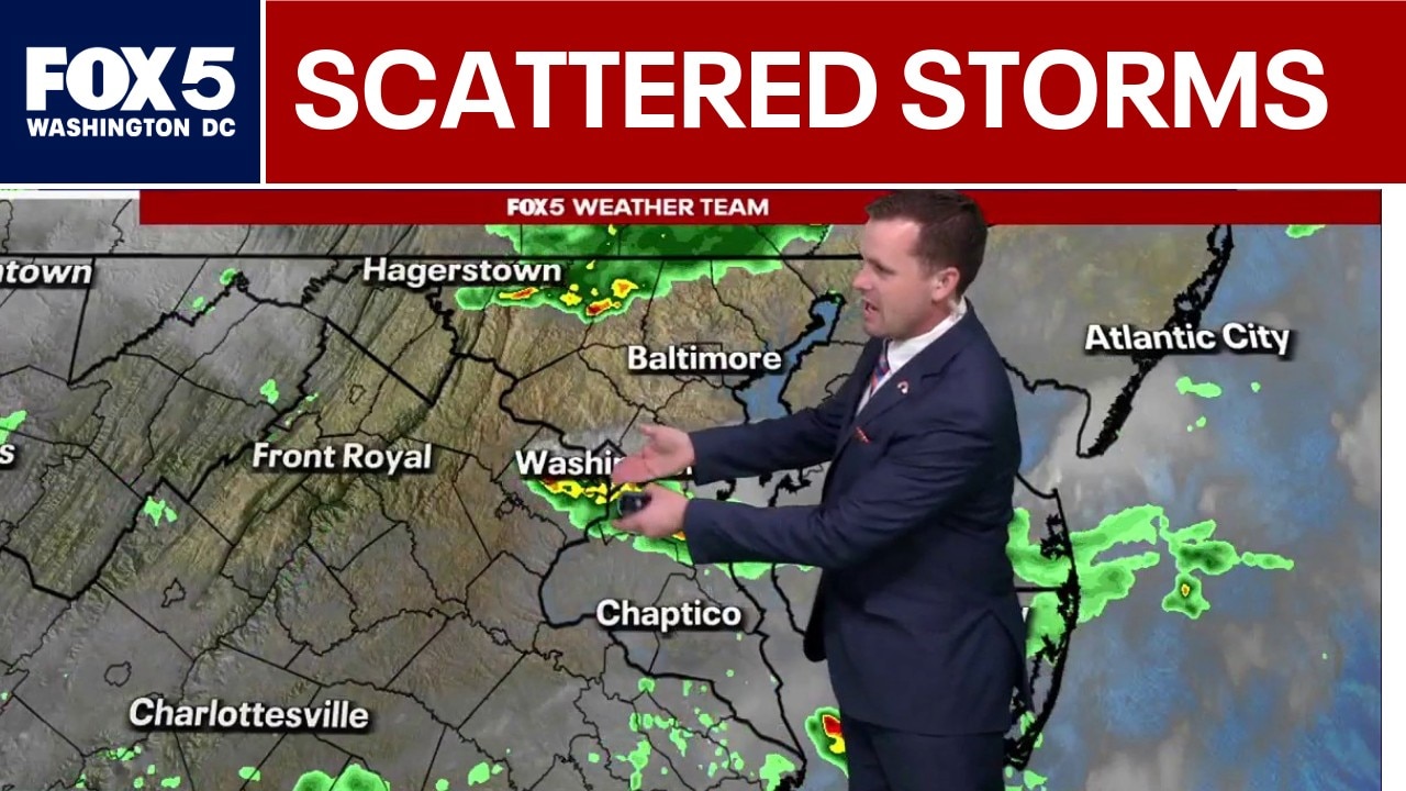 Scattered storms in store for the weekend