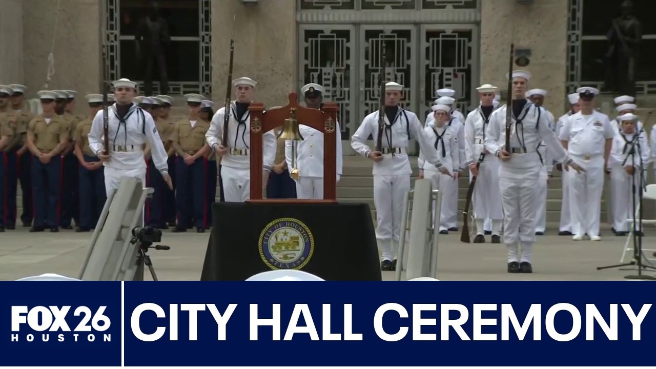 FULL VIDEO: Fleet Week Houston Ceremony at City Hall