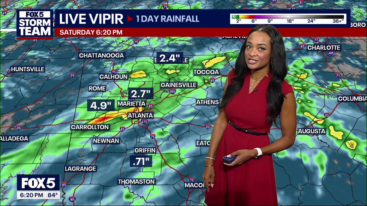Saturday evening weather forecast 