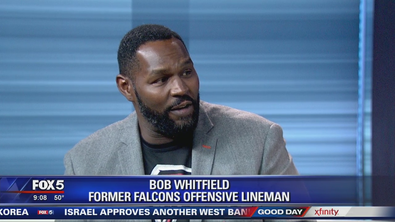 Former Falcon Bob Whitfield on Good Day Atlanta