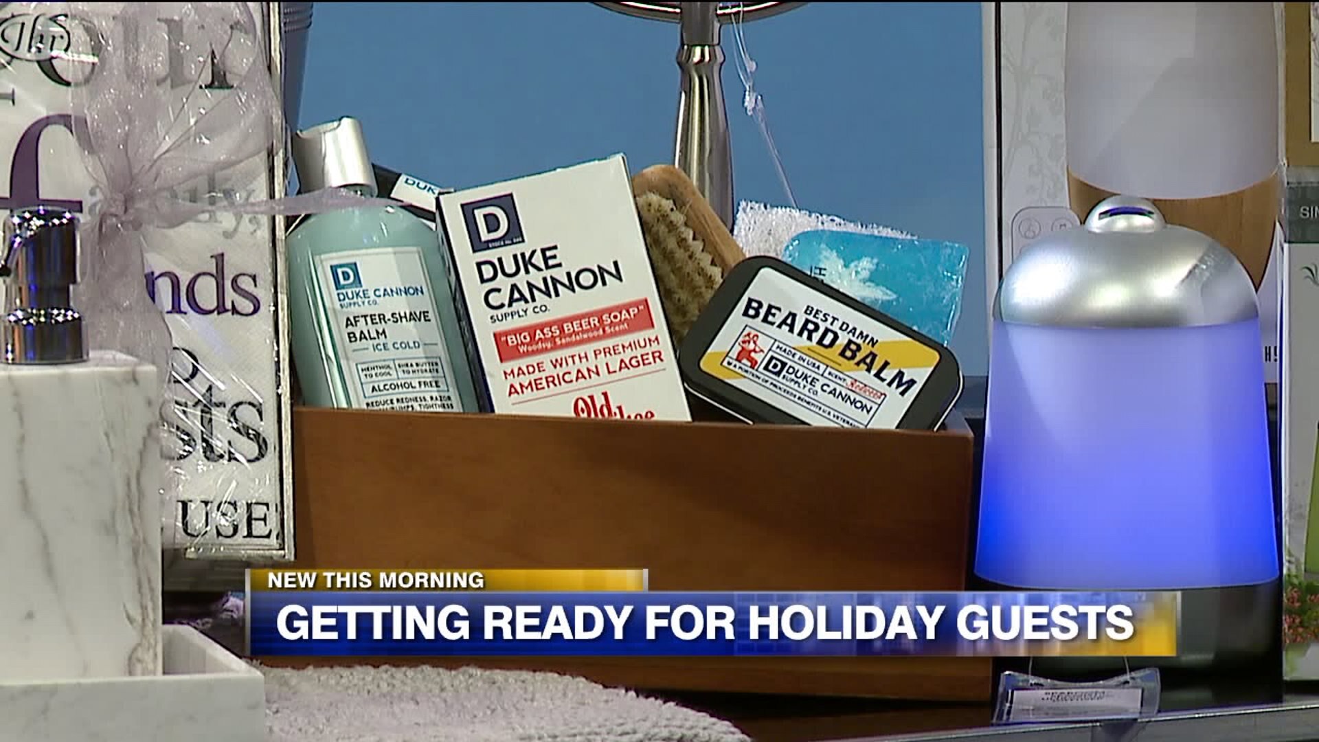Getting ready for holiday guests