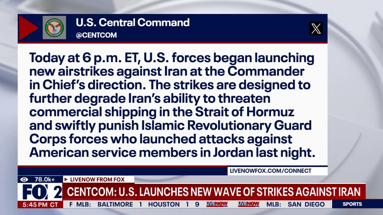 U.S. strikes Iran for 8th consecutive night