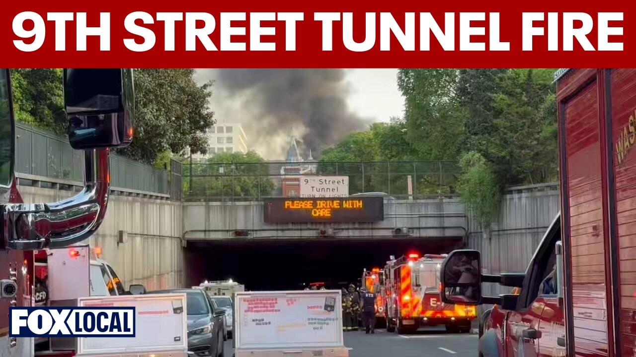 9th Street tunnel remains closed after bus fire 