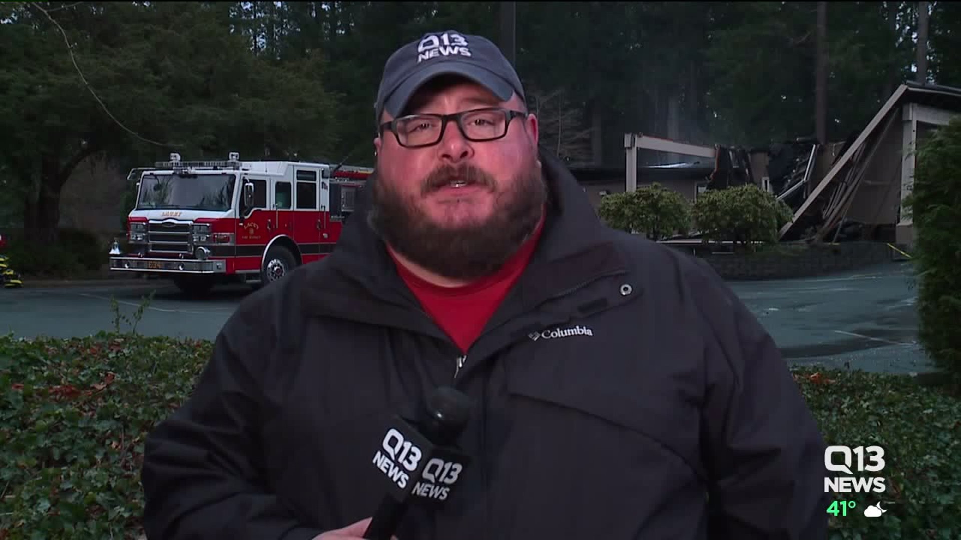 Fire at Lacey Kingdom Hall