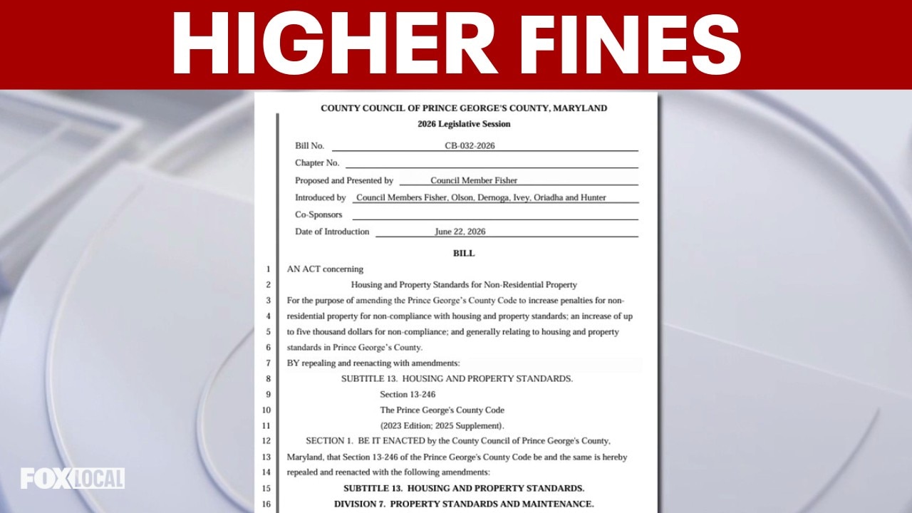 Prince George’s County doubles nuisance fines for commercial property owners