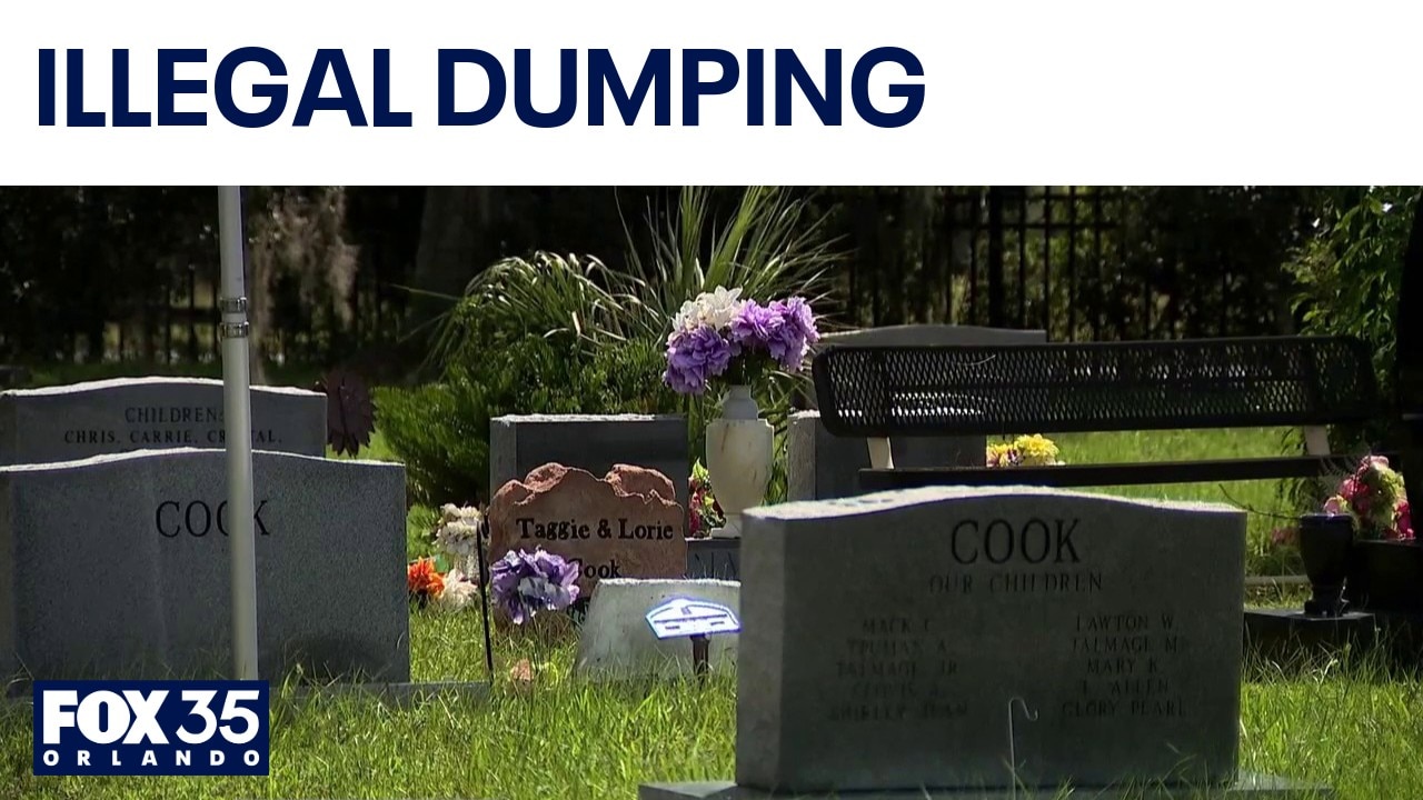 Illegal dumping plagues historic Lake County cemetery