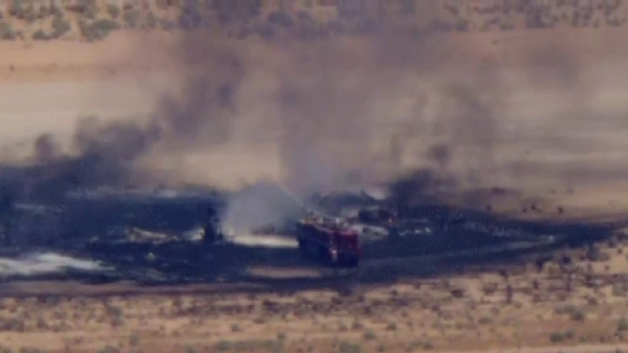 Military jet crashes at Edwards Air Force Base