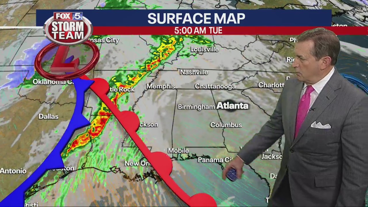 Monday night forecast update