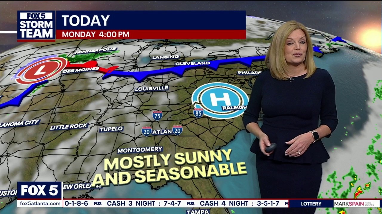Monday morning weather forecast