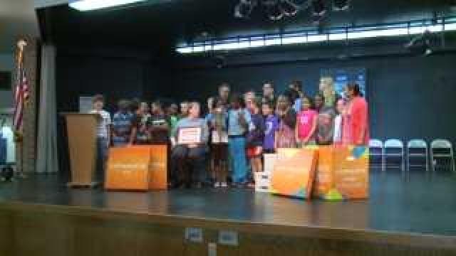 Surprise for teachers at Glendale middle school