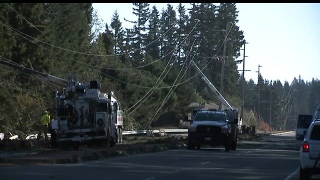 Wind damage, cold temperatures