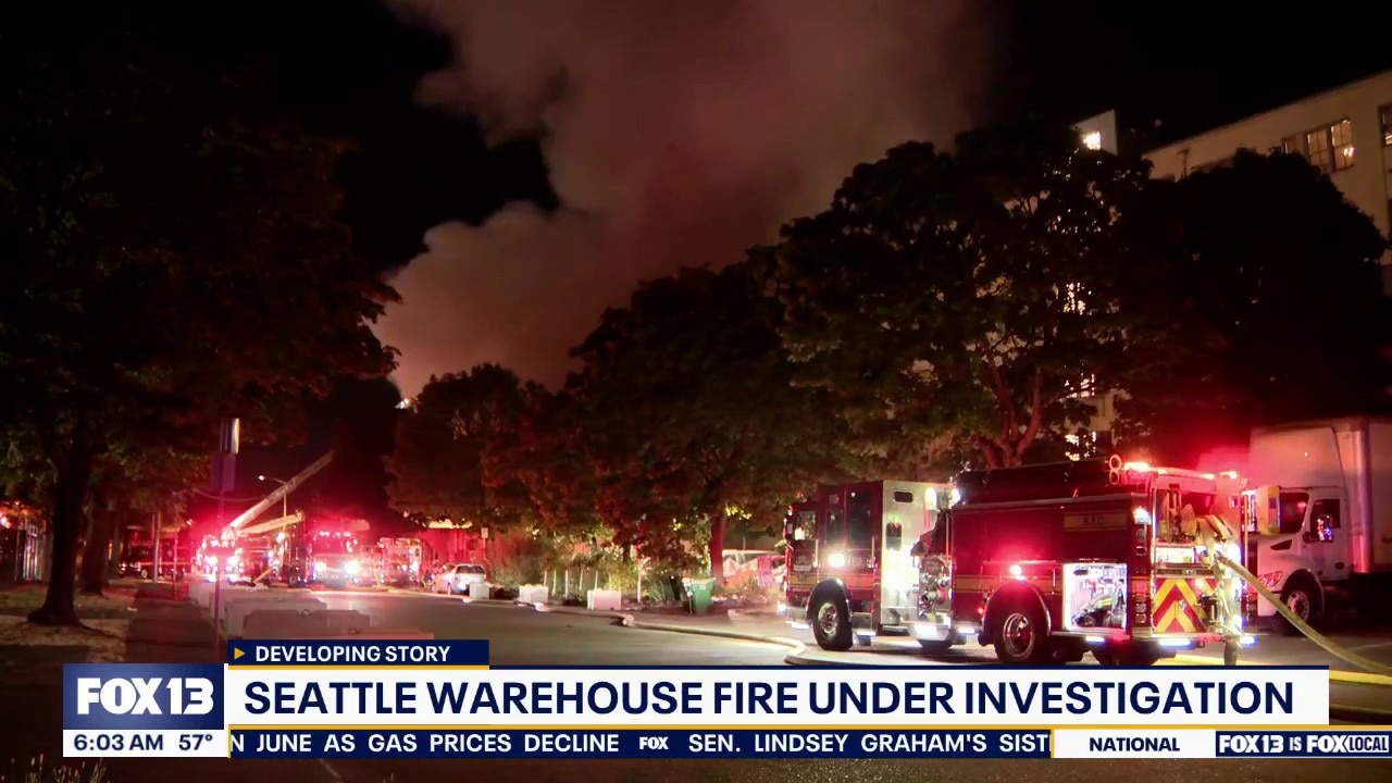 Seattle 3-alarm warehouse fire under investigation