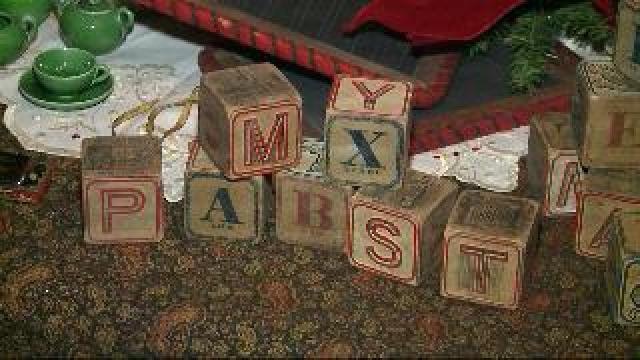 Unique holiday display at Pabst Mansion