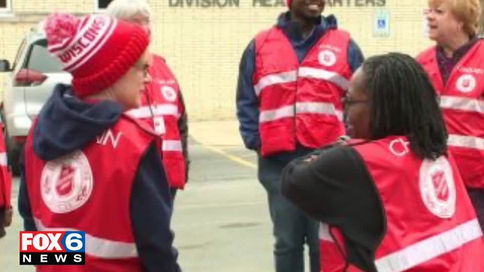 Salvation Army volunteers