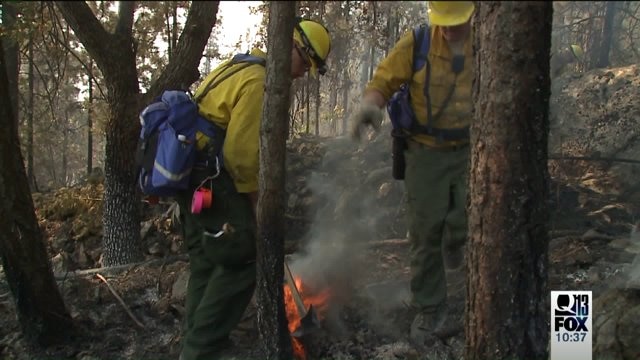On the wildfire lines with the Washington National Guard