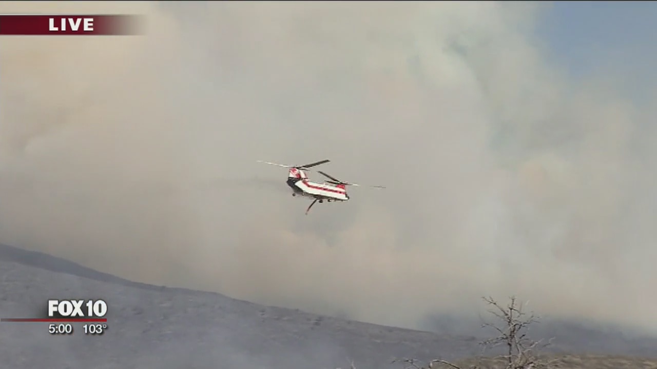 The Latest: FEMA authorizes funds to help fight Arizona fire