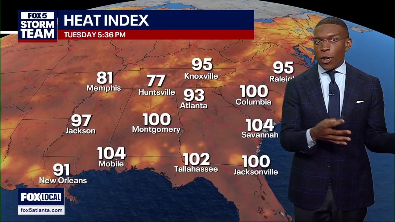 Tuesday evening forecast