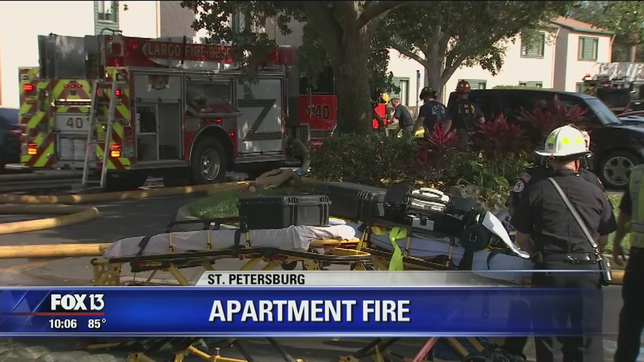 Fire displaces families in St. Pete