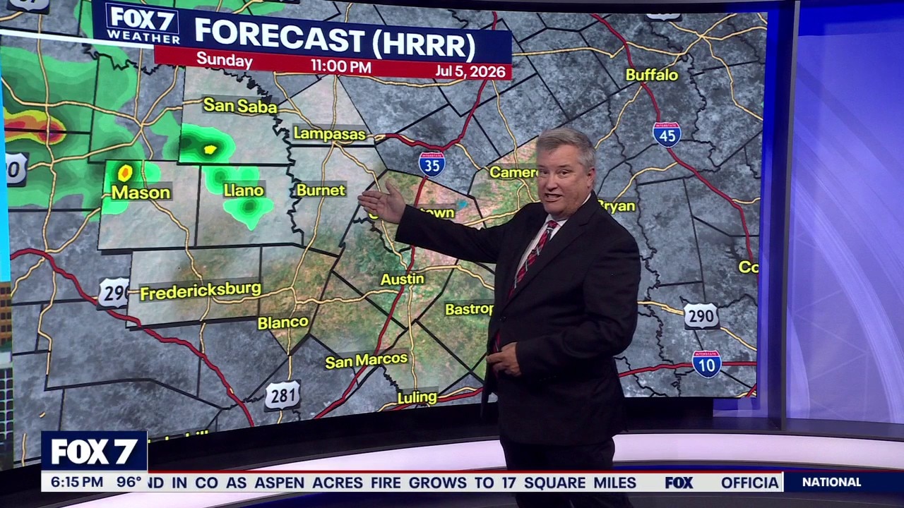 Austin weather: July 4 evening forecast