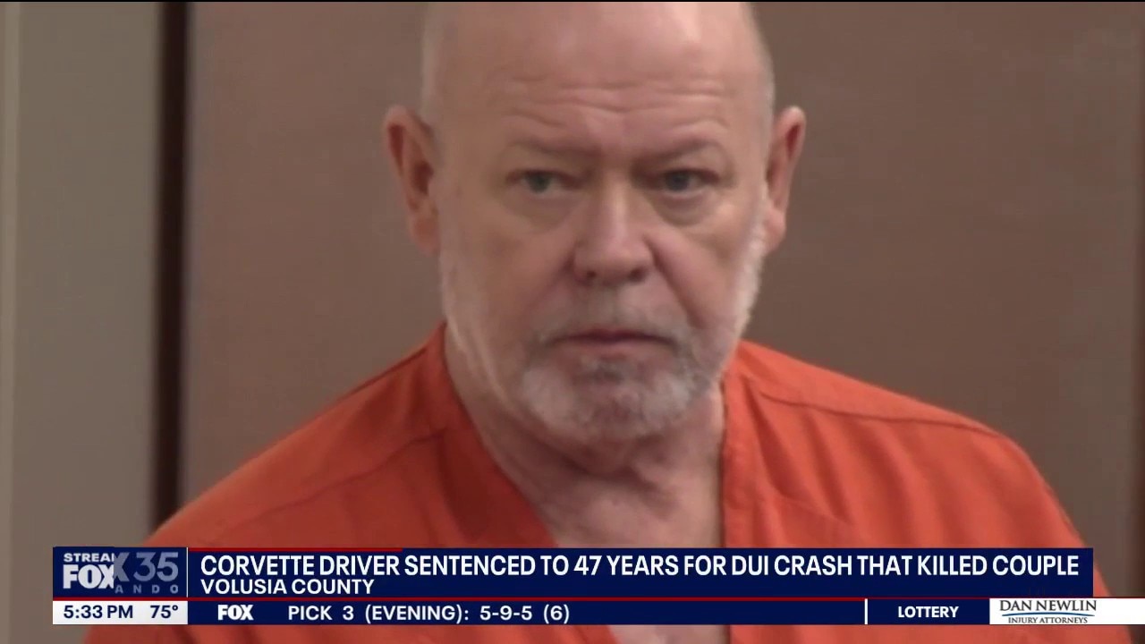 Man sentenced to 47 years for DUI crash that killed couple