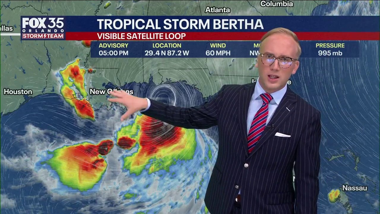 Orlando Weather Forecast: Tracking Tropical Storm Bertha